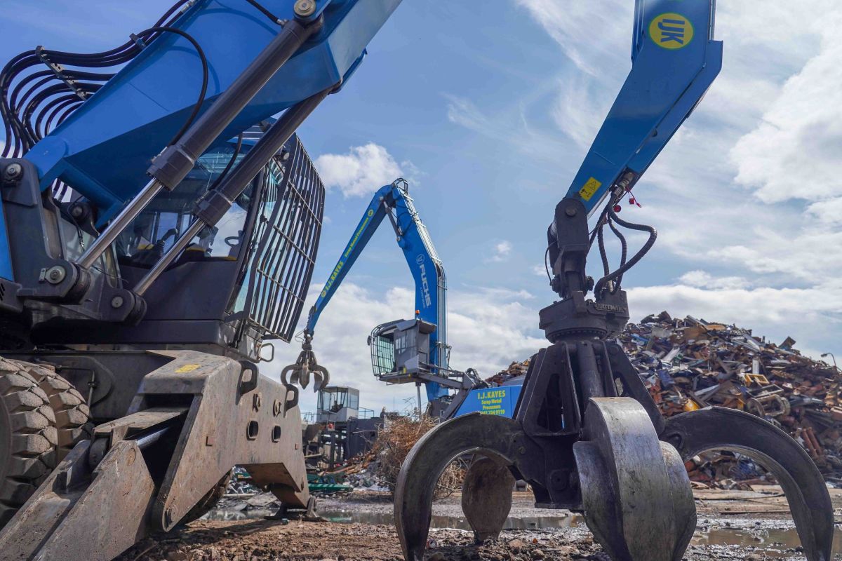 Scrap handling and processing equipment from Blue Group